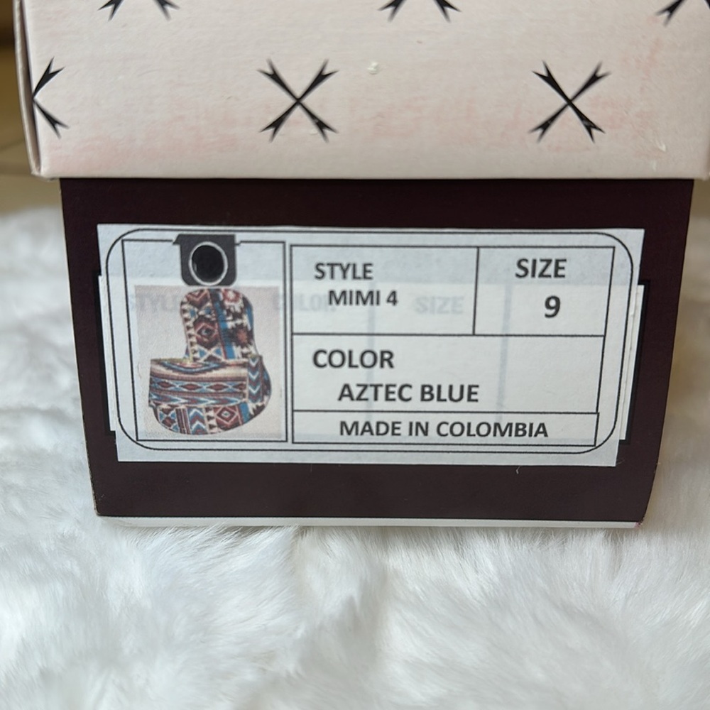 Multicolor Aztec Pattern Sandals - image 6